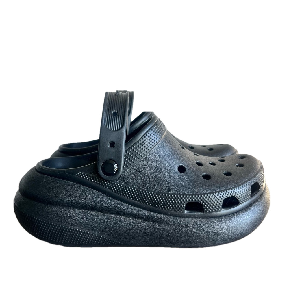 Crocs New Unisex Mega Crush Black Clog Size 6 Or 8 #B1876